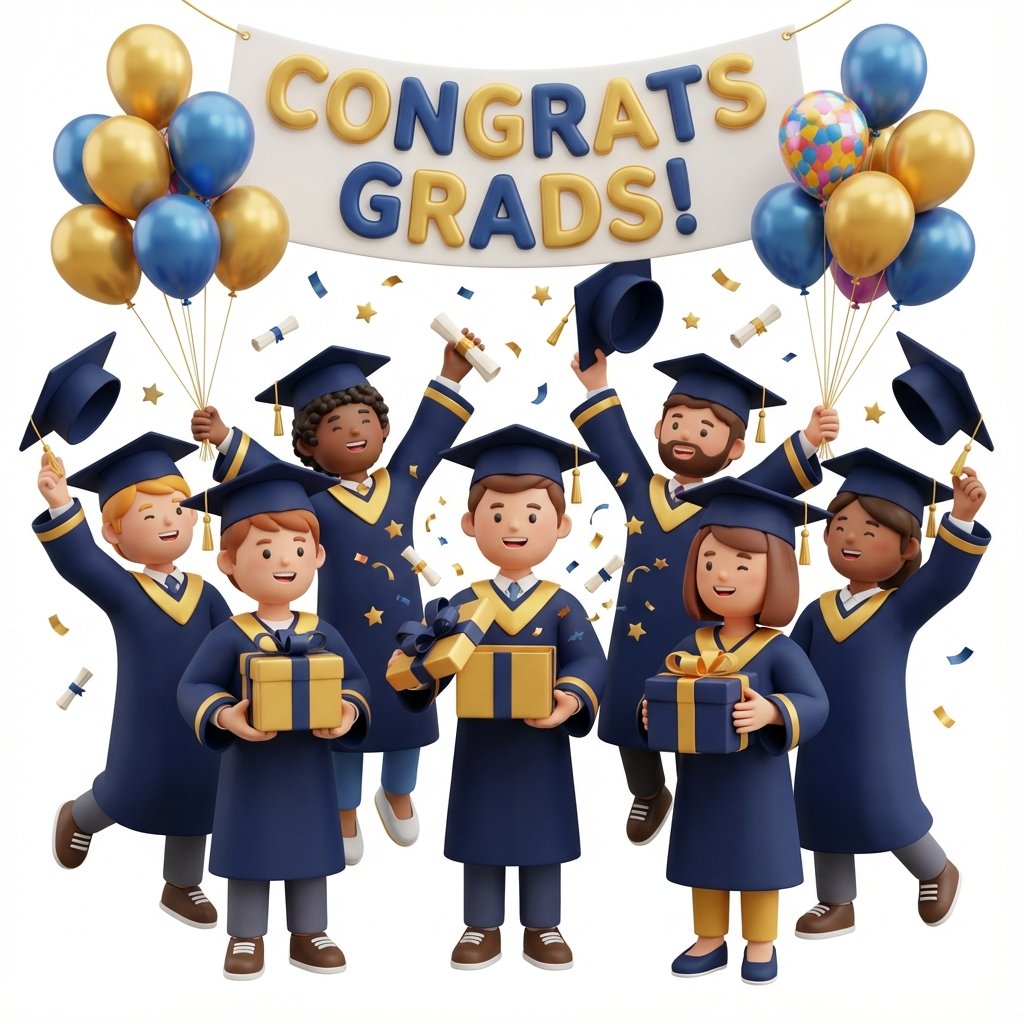 Happy Students Celebration