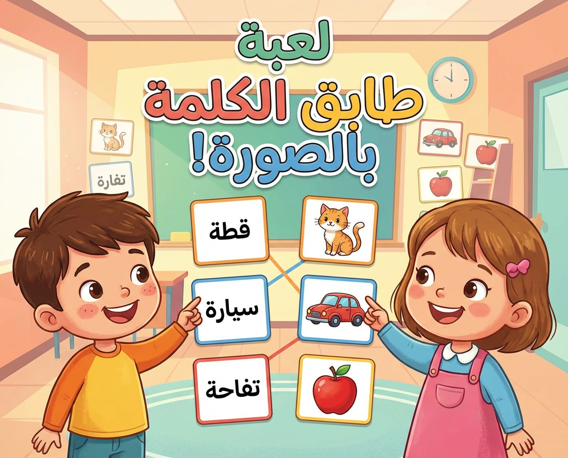 طابق الكلمة بالصورة